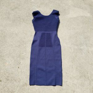 REISS Bodycon Banded blue dress size 6